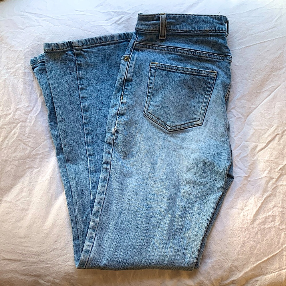 Original Fit Boot Leg Land’s End Blue Jeans